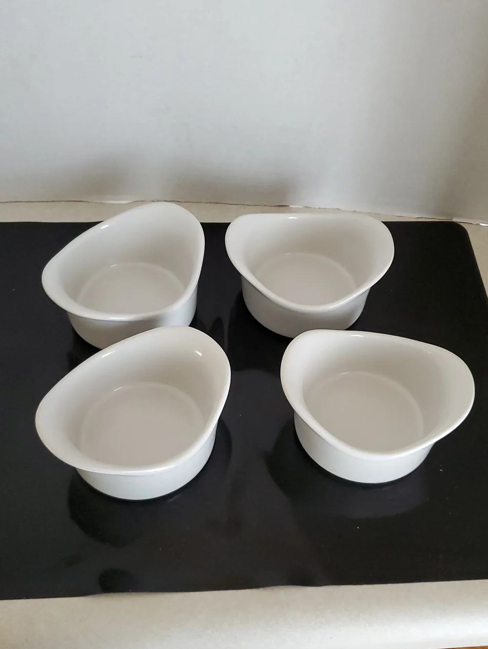 White Ceramic Baking Ramekin Set - 4 Pack